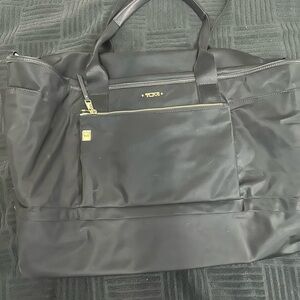Tumi Black Duffel Bag